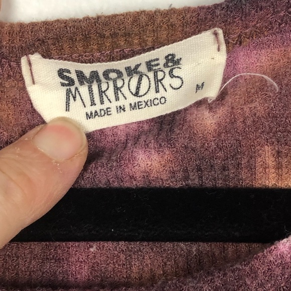 Smoke & mirrors women’s long sleeve brown tie-dye‎ - Picture 6 of 8